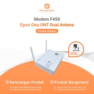Modem ZTE F450 Epon Onu ONT Dual Antena | Modem Bekas Original Bonus Adaptor
