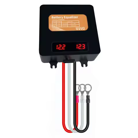 2X 12V Battery Balancer Solar Battery System Equalizer With LED Display For 24V 48V 60V 72V 96V Life