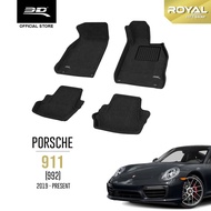 3D ROYAL Car Mat Porsche 911 (992) (2019 - Present)