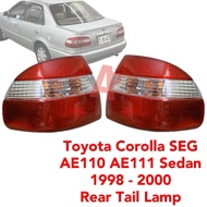 Toyota Corolla SEG AE110 AE111 Facelift Rear Tail Lamp Light 1998 - 2000 New Lampu Belakang