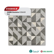 NIRO GRANITE TILES STOCKHOLM GSKMA | 528x532mm, 1pcs