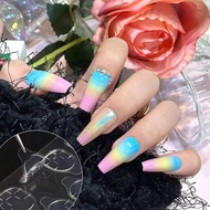 Transparent Jelly Gel Invisible Gel Stickers Nail Jelly Gel Double Sided Stickers Nail Art E2v8