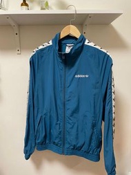 Adidas藍色風衣外套