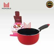 YOSHIKAWA 14cm SAUCE PAN/PANCI/PENGGORENGAN TEFLON/MARBLE TANPA TUTUP MPASI Minowa YOSHIKAWA Panci S