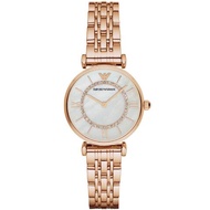 EMPORIO ARMANI WATCHES Emporio Armani AR1909 Women's Two-Hand Rose Gold-Tone Stainless Steel Watch