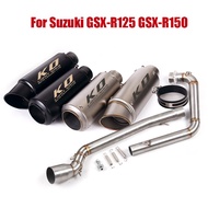 ﹍♈◄For Suzuki GSX-R125 GSX-R150 GSX-S150 Motorcycle Exhaust Muffler Pipe Escape End Tip Front Header