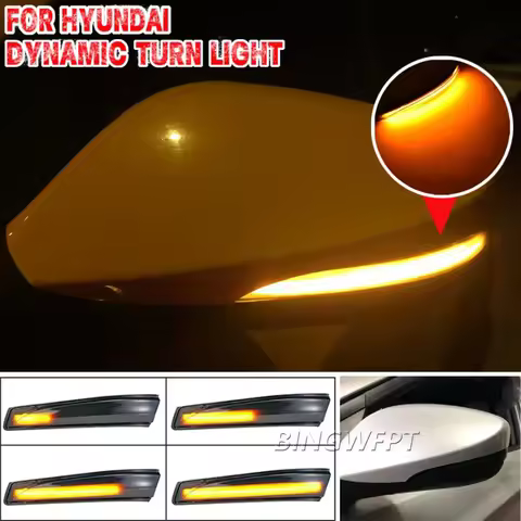 Car Side Rear Mirror Flasher Blinker Indicator For Hyundai Elantra Avante MK5 MD UD i30 GD Veloster 