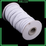 [Amleso] 14m Elastic Band for Sewing, 6 Elastic for Laundry Elastic Band Elastic Cord Trouser Elasti