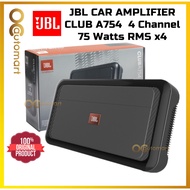 JBL Club Series 4ch Car Amplifier Club A754 High Performance 4 Channel Amp 75 x 4 RMS