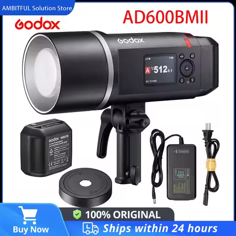 NEW Godox AD600BMII AD600BM II Second-Generation external camera flash 600W high-power photography l