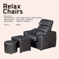 RELAX CHAIR WITH STOOL/MASSAGE CHAIR/ADJUSTABLE CHAIR/ARM CHAIR/HOME OFFICE CHAIR