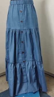 SKIRT JEANS RUFFLE