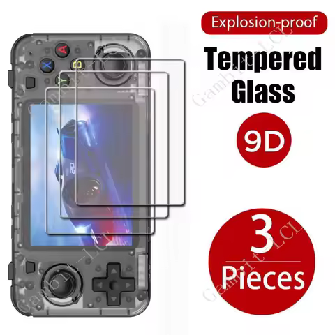3PCS 9H HD Tempered Glass For BOYHOM R36H 3.5Inch GameHero Magicx R36H Player Games Screen Protector