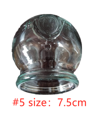 ventosa glass  (5 diffrent size )