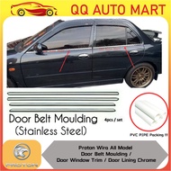 Proton Wira All Model Door lining Chrome/Door belt Moulding