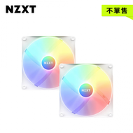 【不單售】NZXT 恩傑 F140 RGB Core 核心扇 白 (PWM/1500 RPM/需搭配風扇燈光控制器/2+4年保內換新)*2顆