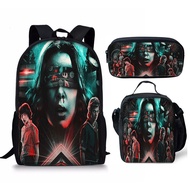 Stranger Things 4 Sports Backpack for Boys Girls Stranger Things TV Peripheral Student School Bag Ki