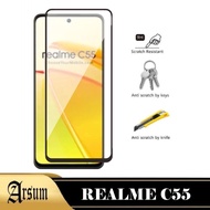 LAYAR Promo Tempered Glass Screen Realme C55 2023 Front Screen Protector