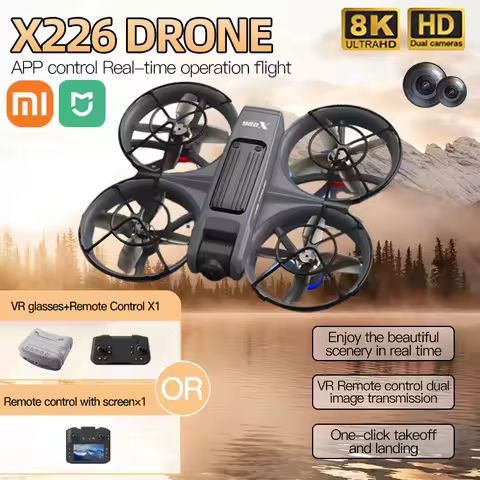 XIAOMI MIJIA X226/X226VR Drone 8K HD Dual Camera Brushless Motor Remote Control Helicopter Aircraft