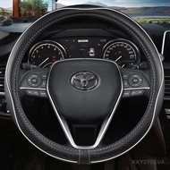 Car Steering-Wheels Cover 37 38cm 15" For Toyota Camry Corolla Axio Altis Rav4 4Runner C-HR Fortuner