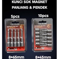 MATA 8MMx45MM 8MMx65MM ROOFING BOLT MAGNETIC DRILL BIT - 8MM SOCKET DRILL BIT