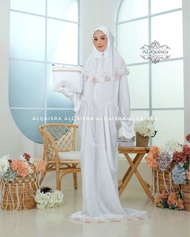 Mukena Terusan Dewasa Silk Santorini Luxuri Premium