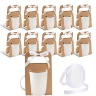 12Pack Mug Boxes with 1 Roll Ribbon for Gifts 11-12oz Sublimation Mugs Gift Packaging Box Wrapping G