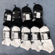 Adidas Light Low 3PP Socks Unisex Thin Sole Ankle LOGO Sports Casual [WENWU] Adidas Socks