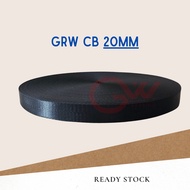 (RETAIL) GRW CB NYLON 2.0cm | WEBBING 20mmNilon | EEL CUCUK | HERRINGBONE | Bag strap | BAG STRAP
