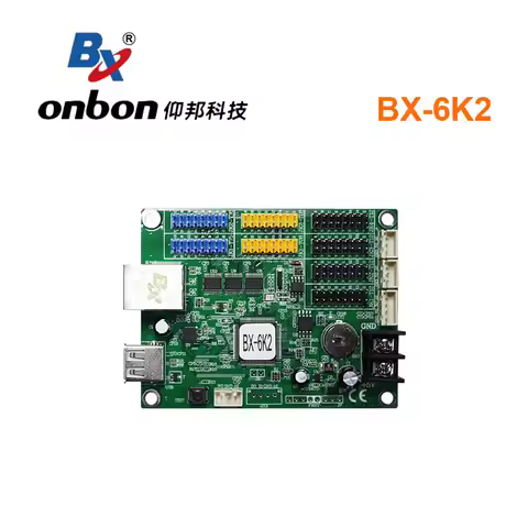 BX-6K2(Ethernet) replace BX-5K1/5K2/5K3 (network port) full Color LED display control card system su