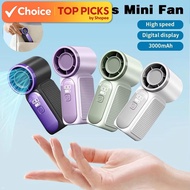 New Mini Portable Handheld Fan USB Rechargeable Mini Cooling Fan Pocket Fan for Outdoor Camping Trav