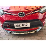 Vios Gen 3 CARBON DESIGN  Front Bumper Chin Double Blade