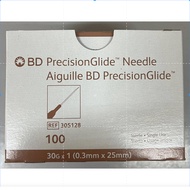 BD PrecisionGlide Needle (100 pcs) (30G X 1", 30G X 1/2")