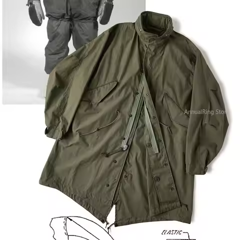 Rugged Bronson M65 PARKA Test Sample Parker Coat MOD Lightweight Waterproof Outdoor Jacket
