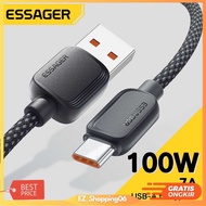 ESSAGER Multifunction USB Type C Data Cable Fast Charging 7A 100W
