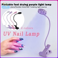 [LI] 6W 360° Rotation Portable UV Nail Lamp Mini UV Light For Nails USB Spotlight Nail Light For Hom