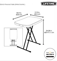 Lifetime 26in Personal Table | Lifetime Personal Table 26"