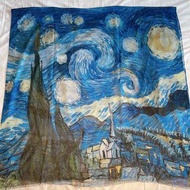 (2pc/2件) 頸巾圍巾絲巾頭帶保暖梵高van gogh neckerchief scarf #PDC 930721