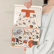 田720 Rotate田 Case Tab Acrylic Hard Case for iPad Flip Acrylic Casing tablet for iPad Air 1 2 3 4 5 6