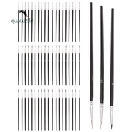 60pcs Detail Paint Brushes, Fine Tip Paint Brush with 3 Sizes 0 00 000 Mini Tiny Miniature Fine Pain