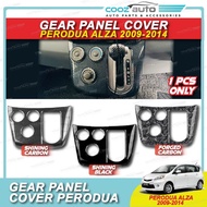 Perodua Alza 2011 - 2014 Car Gear Shift Panel Frame Cover Garnish Accessories Shining Black Forged C