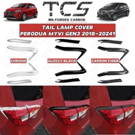 TCS PERODUA MYVI GEN3 2018-2024 CAR TAIL LAMP LIP COVER ACCESSORIES