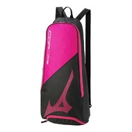 日本 MIZUNO 美津濃 黑粉紅色尼龍布 羽毛球拍 背囊
