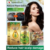 【One Wash Instant Color】 Herbal Hair Dye Shampoo Hair Dye/Color Shampoo/Natural Hair Color/Herbal Ha