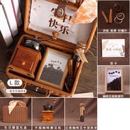 全城熱賣 - 禮品生日禮物女生送閨蜜小眾高級感手磨咖啡機咖啡香薰禮盒伴手禮藤籃咖啡機L款*