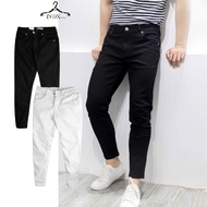 Slimfit men's jeans IN9x black and white, high quality men's jeans - IN04