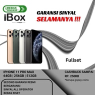 iBox | iPhone 11 Pro Max 64GB 256GB 512GB Second Garansi iBox