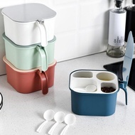 [2pcs] Used 4 IN 1 Air Tight Powder For Cooking Salt Spices