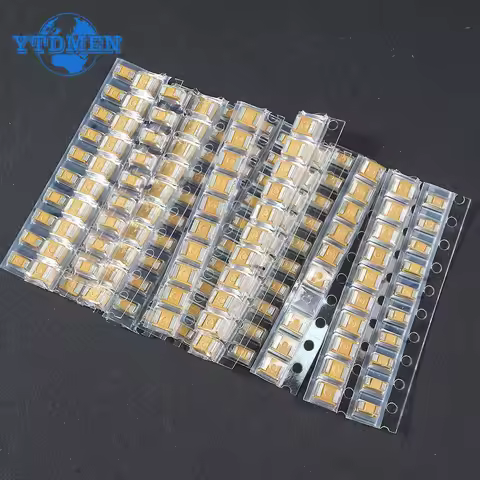 150PCS SMD Tantalum Capacitor Assortment Kit 1uf-220uf A/B Case Tantalum Capacitors Set 1UF 2.2UF 4.