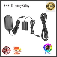 EN-EL15 Dummy Battery EP-5B DC Coupler for Nikon D800/810/500/600/610/750